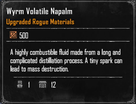 PC - Wyrm Volatile Napalm